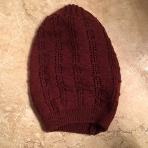 Burgundy Beanie